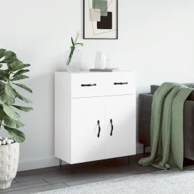 White engineered wood sideboard 69.5x34x90 cm by , Sideboards - Ref: Foro24-827972, Price: 99,53 €, Discount: %