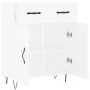Weißer Schrank aus Holzwerkstoff 69,5x34x90 cm von , Sideboards - Ref: Foro24-827972, Preis: 99,17 €, Rabatt: %