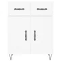 Weißer Schrank aus Holzwerkstoff 69,5x34x90 cm von , Sideboards - Ref: Foro24-827972, Preis: 99,17 €, Rabatt: %