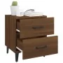Bedside table in brown oak color, 40x35x47.5 cm by , Nightstands - Ref: Foro24-817295, Price: 53,75 €, Discount: %