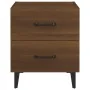 Mesita de noche color roble marrón 40x35x47,5 cm de , Mesitas de noche - Ref: Foro24-817295, Precio: 53,75 €, Descuento: %