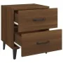 Bedside table in brown oak color, 40x35x47.5 cm by , Nightstands - Ref: Foro24-817295, Price: 53,75 €, Discount: %