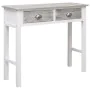 Gray wooden console table 90x30x77 cm by , Side tables - Ref: Foro24-284143, Price: 135,39 €, Discount: %