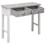 Gray wooden console table 90x30x77 cm by , Side tables - Ref: Foro24-284143, Price: 135,39 €, Discount: %