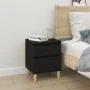Black bedside table 40x35x50 cm by , Lockers and storage cabinets - Ref: Foro24-821828, Price: 45,93 €, Discount: %