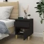 Black bedside table 40x35x50 cm by , Lockers and storage cabinets - Ref: Foro24-821828, Price: 45,93 €, Discount: %