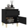 Nachttisch schwarz 40x35x50 cm von , Schließfächer und Lagerschränke - Ref: Foro24-821828, Preis: 45,93 €, Rabatt: %