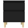 Black bedside table 40x35x50 cm by , Lockers and storage cabinets - Ref: Foro24-821828, Price: 45,93 €, Discount: %