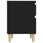 Nachttisch schwarz 40x35x50 cm von , Schließfächer und Lagerschränke - Ref: Foro24-821828, Preis: 45,93 €, Rabatt: %
