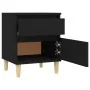 Nachttisch schwarz 40x35x50 cm von , Schließfächer und Lagerschränke - Ref: Foro24-821828, Preis: 45,93 €, Rabatt: %