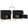 Black bedside table 40x35x50 cm by , Lockers and storage cabinets - Ref: Foro24-821828, Price: 45,93 €, Discount: %