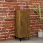Ingenieurholz-Vitrine, geräucherter Eichenholz-Look, 34,5x34x90 cm. von , Sideboards - Ref: Foro24-817435, Preis: 55,25 €, Ra...