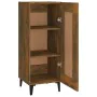 Ingenieurholz-Vitrine, geräucherter Eichenholz-Look, 34,5x34x90 cm. von , Sideboards - Ref: Foro24-817435, Preis: 55,25 €, Ra...