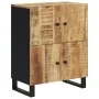 Sideboard with 4 solid mango wood doors 60x33x75 cm by , Sideboards - Ref: Foro24-352917, Price: 149,66 €, Discount: %