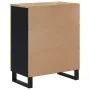 Sideboard with 4 solid mango wood doors 60x33x75 cm by , Sideboards - Ref: Foro24-352917, Price: 149,66 €, Discount: %