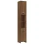 Armario de baño madera contrachapada roble marrón 30x30x183,5cm de , Muebles de baño - Ref: Foro24-815521, Precio: 83,44 €, D...