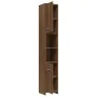 Bathroom cabinet made of brown oak plywood, measuring 30x30x183.5cm. by , Bathroom furniture - Ref: Foro24-815521, Price: 83,...