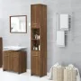 Badezimmerschrank aus braunem Eichenfurnierholz 30x30x183,5cm. von , Badezimmermöbel - Ref: Foro24-815521, Preis: 83,44 €, Ra...