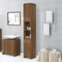 Bathroom cabinet made of brown oak plywood, measuring 30x30x183.5cm. by , Bathroom furniture - Ref: Foro24-815521, Price: 83,...