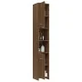 Armario de baño madera contrachapada roble marrón 30x30x183,5cm de , Muebles de baño - Ref: Foro24-815521, Precio: 83,44 €, D...
