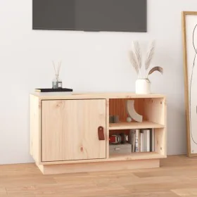 Massives TV-Möbel aus Kiefernholz 70x34x40 cm von , TV-Möbel - Ref: Foro24-818235, Preis: 60,69 €, Rabatt: %