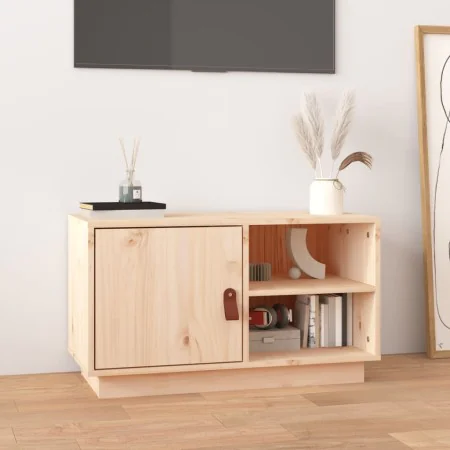 Mueble de TV de madera maciza de pino 70x34x40 cm de , Muebles TV - Ref: Foro24-818235, Precio: 60,69 €, Descuento: %