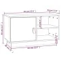 Massives TV-Möbel aus Kiefernholz 70x34x40 cm von , TV-Möbel - Ref: Foro24-818235, Preis: 60,69 €, Rabatt: %