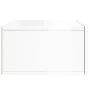 Wall-mounted glossy white bedside table 35x35x20 cm by , Lockers and storage cabinets - Ref: Foro24-829776, Price: 35,22 €, D...