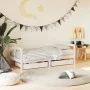 Children's bed frame with drawers made of white pine wood 80x160 cm by , Cribs and beds for children - Ref: Foro24-834415, Pr...