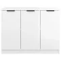 Hochglanz-Weißer Sperrholz-Sideboard 90,5x30x70 cm von , Sideboards - Ref: Foro24-811193, Preis: 126,14 €, Rabatt: %