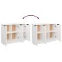 Bright white plywood sideboard 90.5x30x70 cm by , Sideboards - Ref: Foro24-811193, Price: 126,14 €, Discount: %