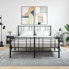 Nachttische 2 Stück aus Holz in Grau-Betonoptik, 40x30x50 cm. von , Nachttische - Ref: Foro24-826789, Preis: 51,74 €, Rabatt: %