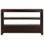 Mueble para TV madera maciza acacia marrón oscuro 90x30x55 cm de , Muebles TV - Ref: Foro24-246102, Precio: 183,53 €, Descuen...