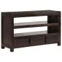 Solid acacia wood TV stand in dark brown, 90x30x55 cm by , TV Furniture - Ref: Foro24-246102, Price: 186,04 €, Discount: %