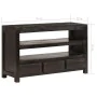 Mueble para TV madera maciza acacia marrón oscuro 90x30x55 cm de , Muebles TV - Ref: Foro24-246102, Precio: 183,53 €, Descuen...