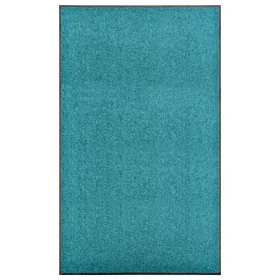 Waschbarer Türvorleger in Cyanblau, 90x150 cm. von , Fußmatten - Ref: Foro24-323461, Preis: 69,45 €, Rabatt: %