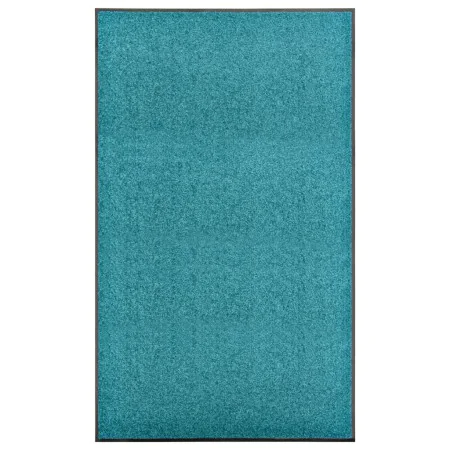Felpudo lavable azul cian 90x150 cm de , Felpudos - Ref: Foro24-323461, Precio: 69,43 €, Descuento: %