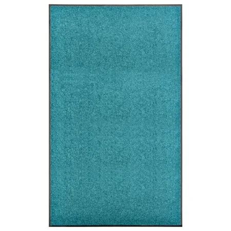 Waschbarer Türvorleger in Cyanblau, 90x150 cm. von , Fußmatten - Ref: Foro24-323461, Preis: 69,45 €, Rabatt: %