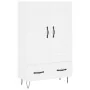 Aparador alto madera de ingeniería blanco 69,5x31x115 cm de , Aparadores - Ref: Foro24-830316, Precio: 95,46 €, Descuento: %
