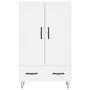 Aparador alto madera de ingeniería blanco 69,5x31x115 cm de , Aparadores - Ref: Foro24-830316, Precio: 95,46 €, Descuento: %