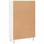 Hoher Schrank aus weißem Ingenieurholz 69,5x31x115 cm von , Sideboards - Ref: Foro24-830316, Preis: 95,46 €, Rabatt: %