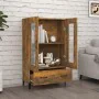 Aparador de madera contrachapada roble ahumado 70x31x115 cm de , Aparadores - Ref: Foro24-817480, Precio: 114,53 €, Descuento: %