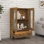 Smoked oak plywood sideboard 70x31x115 cm by , Sideboards - Ref: Foro24-817480, Price: 114,53 €, Discount: %