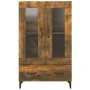 Smoked oak plywood sideboard 70x31x115 cm by , Sideboards - Ref: Foro24-817480, Price: 114,53 €, Discount: %