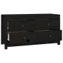Armario auxiliar madera maciza de pino negro 100x40x54 cm de , Aparadores - Ref: Foro24-821778, Precio: 174,99 €, Descuento: %