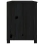 Armario auxiliar madera maciza de pino negro 100x40x54 cm de , Aparadores - Ref: Foro24-821778, Precio: 174,99 €, Descuento: %