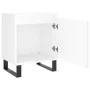 Nachttisch aus weißem Ingenieurholz 40x30x50 cm von , Nachttische - Ref: Foro24-826844, Preis: 41,59 €, Rabatt: %