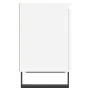 Engineered wood white bedside table 40x30x50 cm by , Nightstands - Ref: Foro24-826844, Price: 41,59 €, Discount: %
