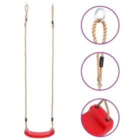 Red seat swing for children by , Swings and seesaws - Ref: Foro24-93170, Price: 27,18 €, Discount: %