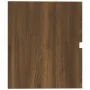 Waschbeckenunterschrank aus Eichenholz in brauner Farbe, 60x38,5x45cm. von , Badezimmermöbel - Ref: Foro24-815650, Preis: 54,...